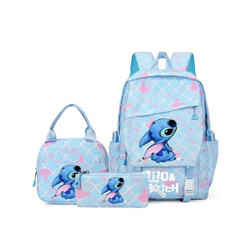 

Miniso Stitch student cartoon backpack lightweight family, small fresh casual lightweight backpack student schoolbag