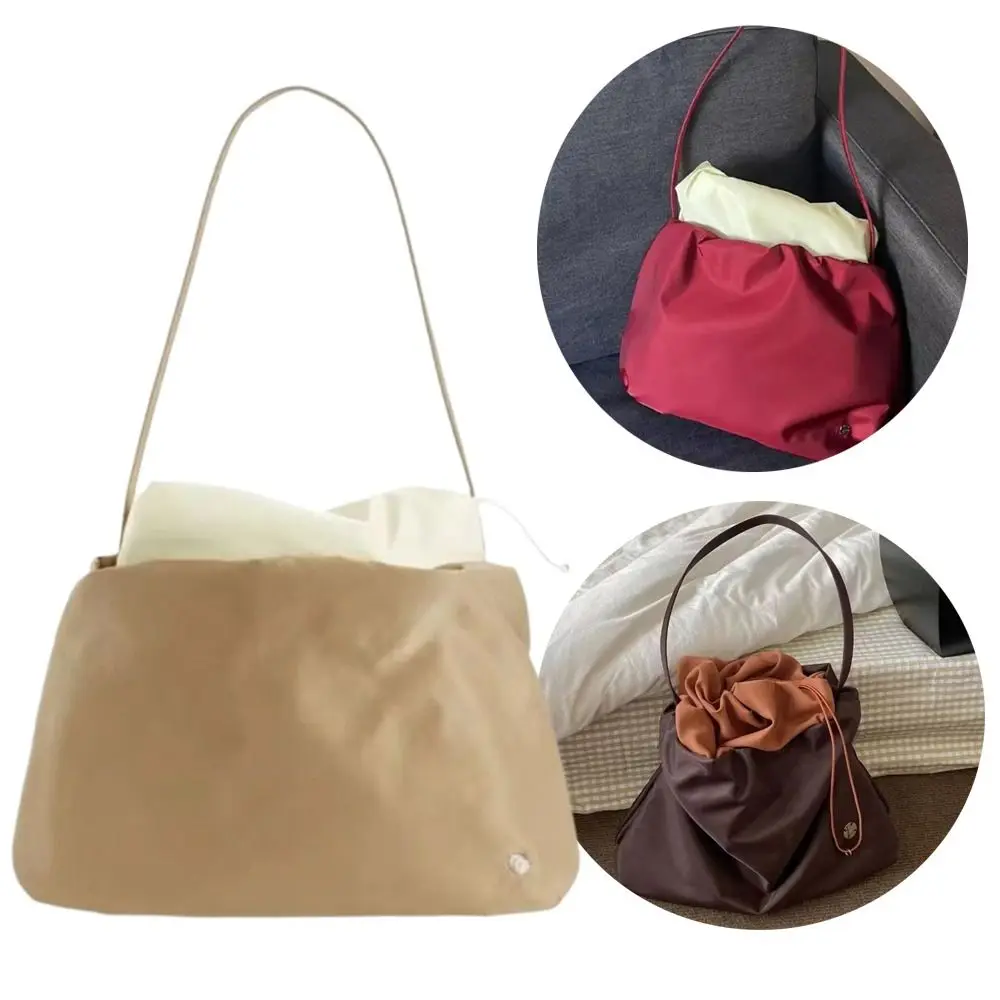 

Korean Soft Surface Cloud Shaped Shoulder Bag Nylon Double Strap Crossbody Bags Large Capacity Cloud Shaped Handbag Commute