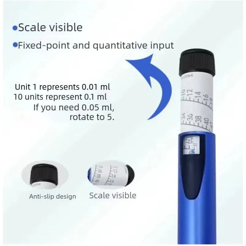 Reusable Peptide Dosing Pen for Beauty Injection, Multicolor Wrinkle Removal Tool, Professional Skin Care Device
