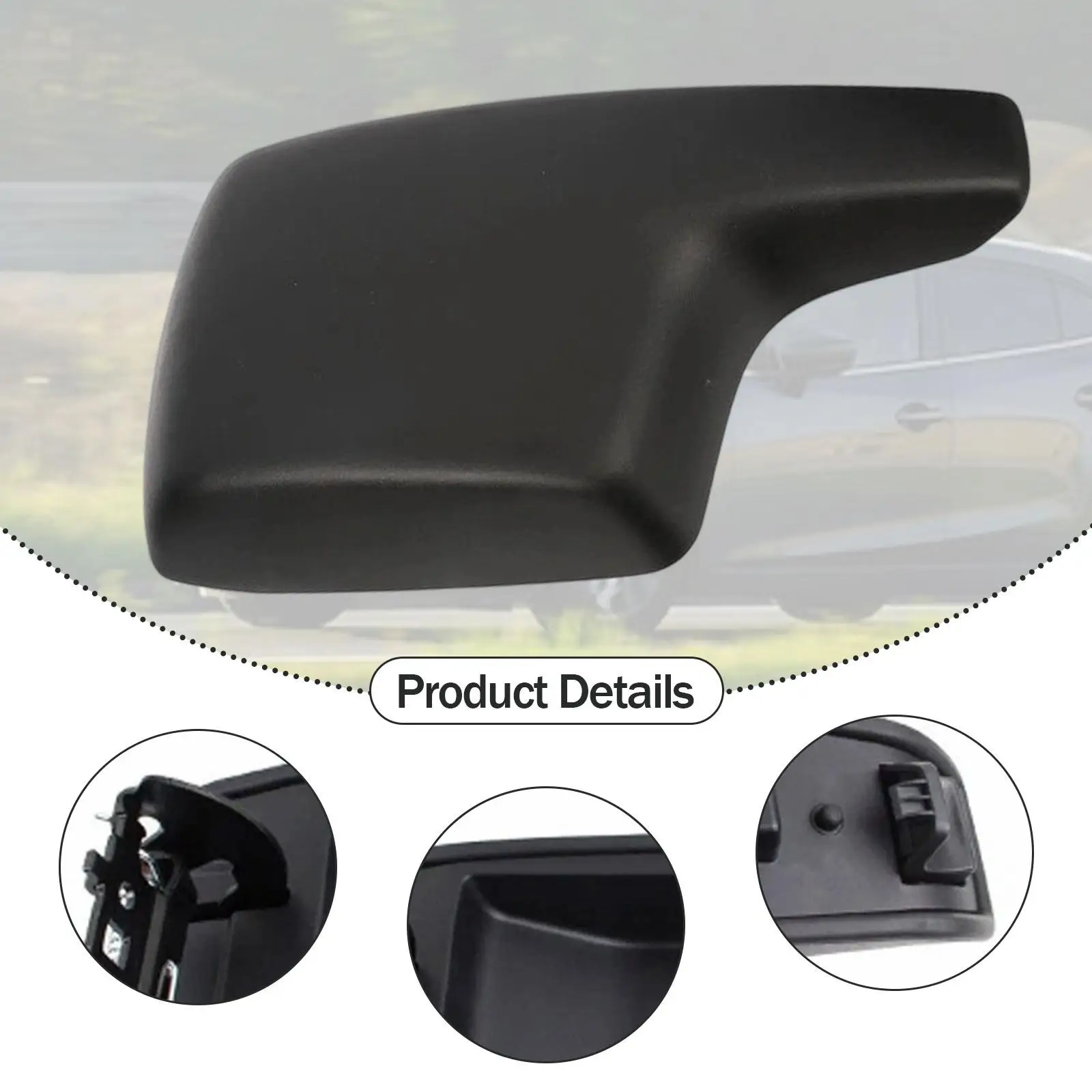Plastic Center Console Armrest Box Cover Durable Lid for Mazda CX-5 2013-2016 Easy Install KA0G64450B02