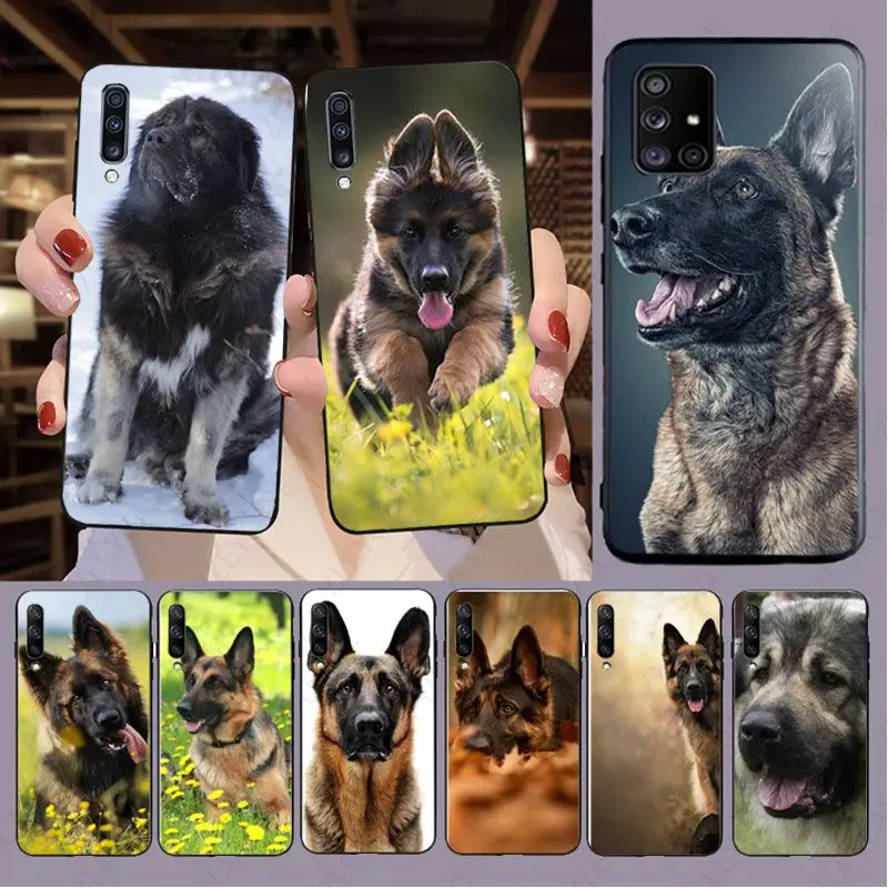 German Shepherd Dog Cover For samsung Galaxy A12 A22 A32 A53 A72 A52S A21S A13 5G A50 A51 A20E A11 A40 A30s A71 A70 cases coque