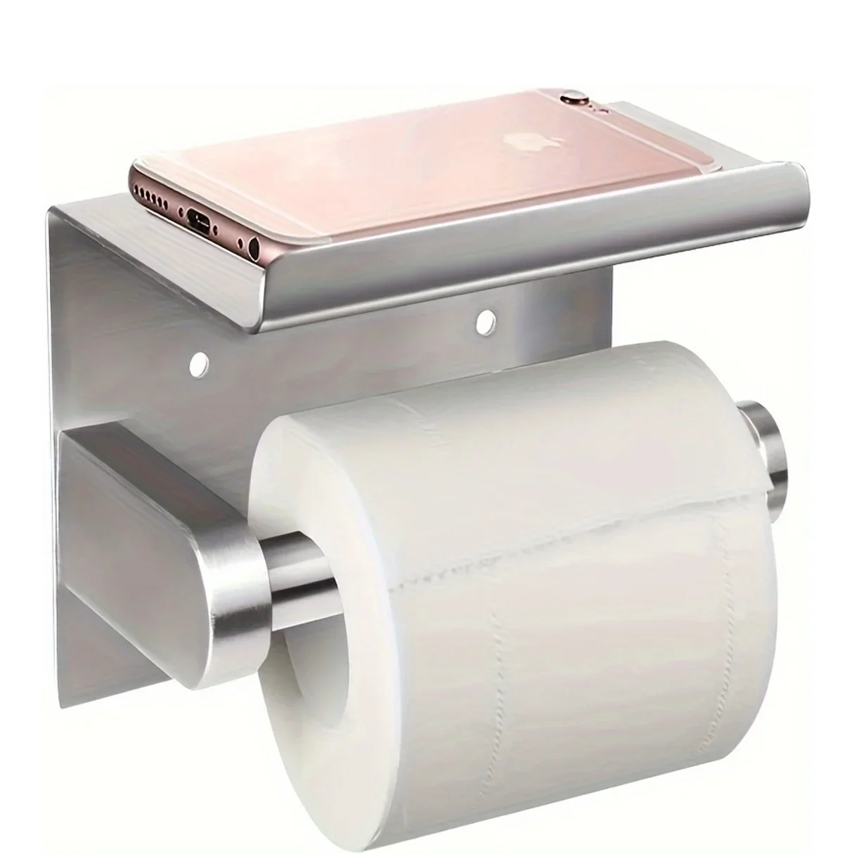 Toilet paper holder with a frame, bathroom tissue storage rack, wall-mounted tissue container,bathroom accessories