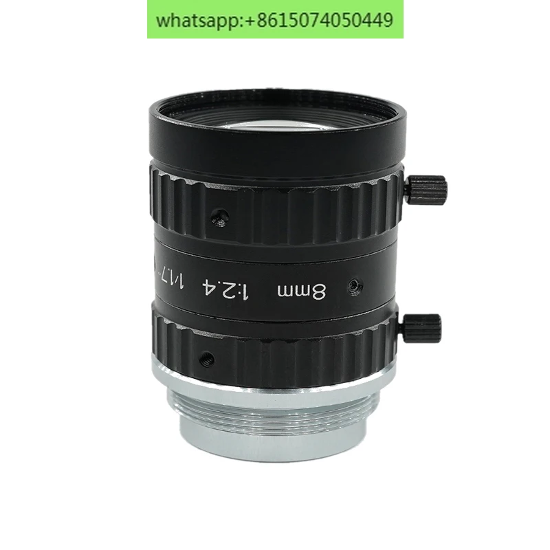 12 million FA industrial lens fixed focus 6mm 8mm 1/1.7 inch manual aperture C-port FA industrial camera