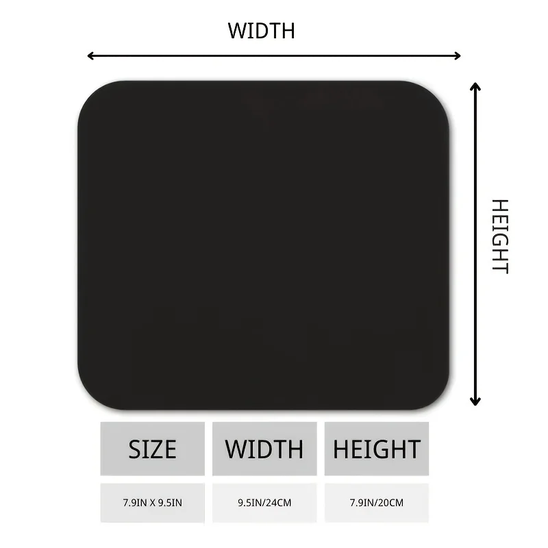 Charming Owl Pattern Small Square Mouse Pad Anti-Slip Rubber Base Portable Office Desk Pads Computer Notebook PC Accessories
