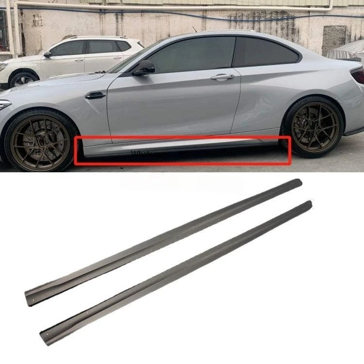 

Best-selling Extend Side Skirts for F87 M2 M2C 3D Style Matte Body Kit Car Side Skirts Side Bumper