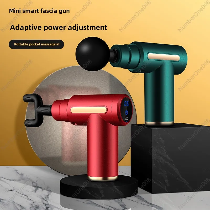 Fascia Gun Muscle Relaxation Massager Smart Mini Vibration Shock Gun Portable Pocket Electric Massage Gun