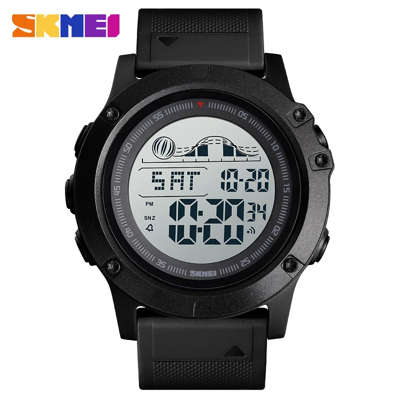 الوقت جميلة وكبيرة الطلب متعددة الوظائف الرياضة في الهواء الطلق مقاوم للماء ساعة رجالي لازادا الرياضة الإلكترونية