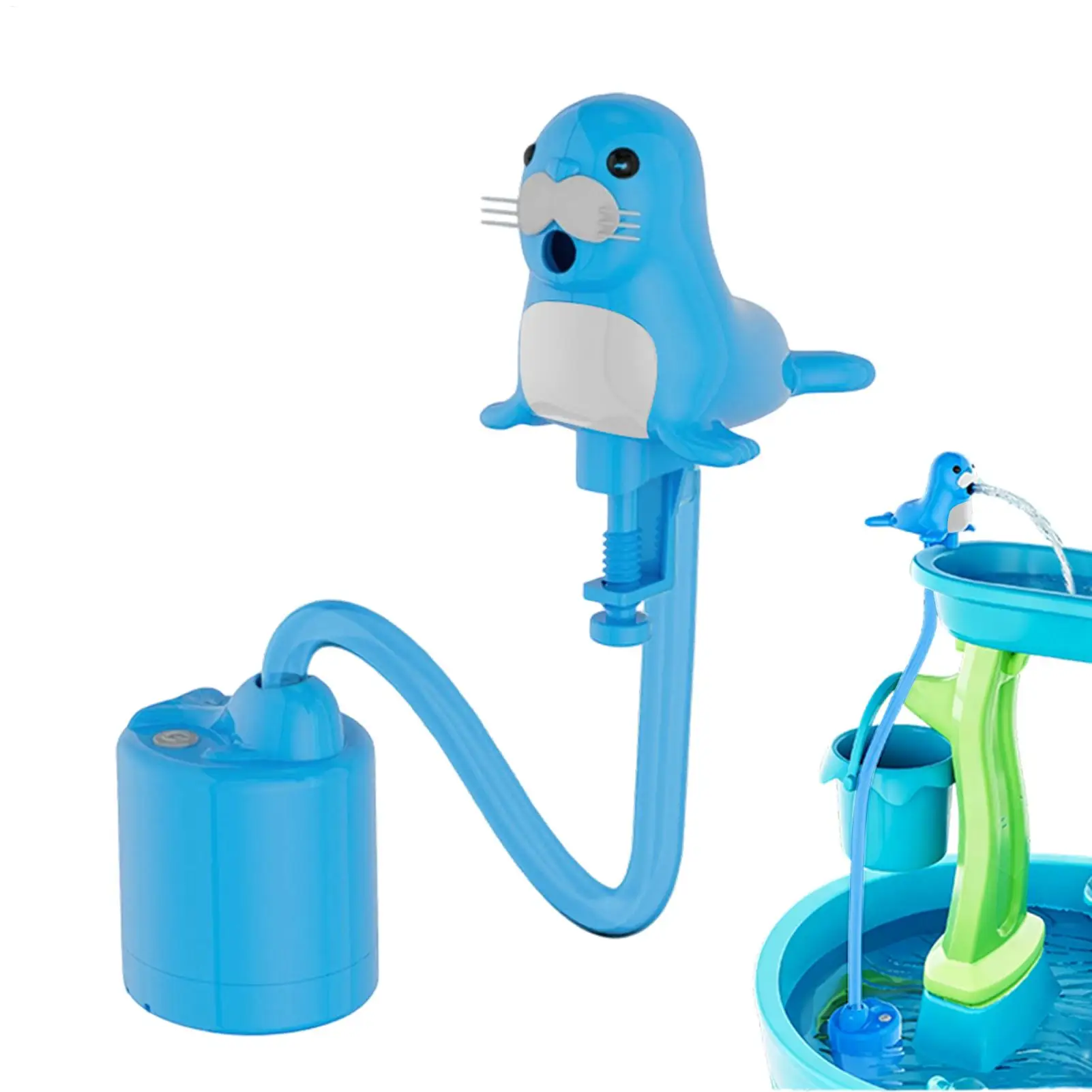 

Rechargeable Water Table Spray Pump Splash Toy Accessory Outdoor Water Play For Kids, Backyard Beach Garden Bathtub