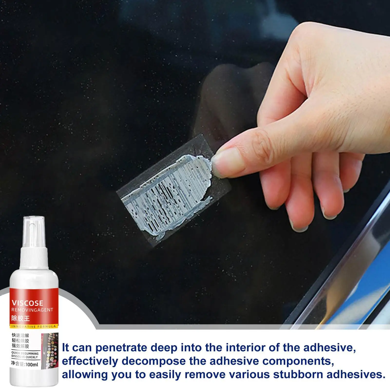 100ml Supers Glue Remover Gentle Glue Cleaner For Poster Adhesive Easy To Use Cleaner Double Sided Glue Removal Liquid Spray