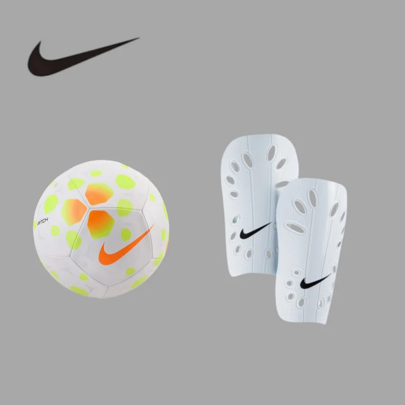 

Nike High Elastic Kit No.5 Soccer Ball Matched M Size All Day Comfort Wear Shin GuardsHV6249-102+SP0040-101