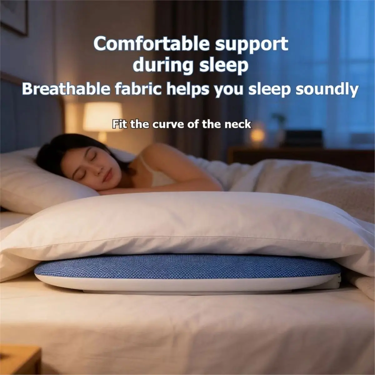 DT90 New Mini Bluetooth Speaker White Noise Wireless Music Player Ultra Thin Soundbar Timed Shutdown Sleep Aid Speaker A