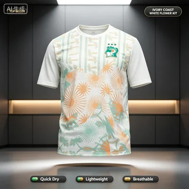 2026 Men Ivory Coast Soccer Jersey 3D Printing Pattern Elephant Crest Football Shirt Fan Game Day Streetwear Parent-child