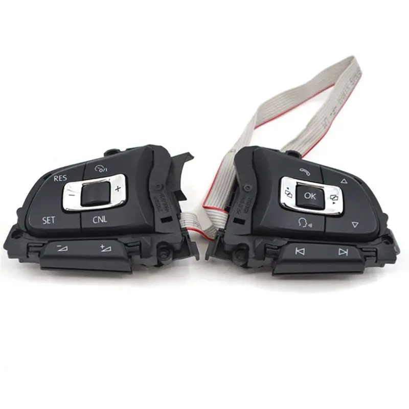 

Classy-1Pair 5G0959442P Car Steering Wheel Multi-Function Buttons For VW Golf/R32/GTI/ 2018-2021