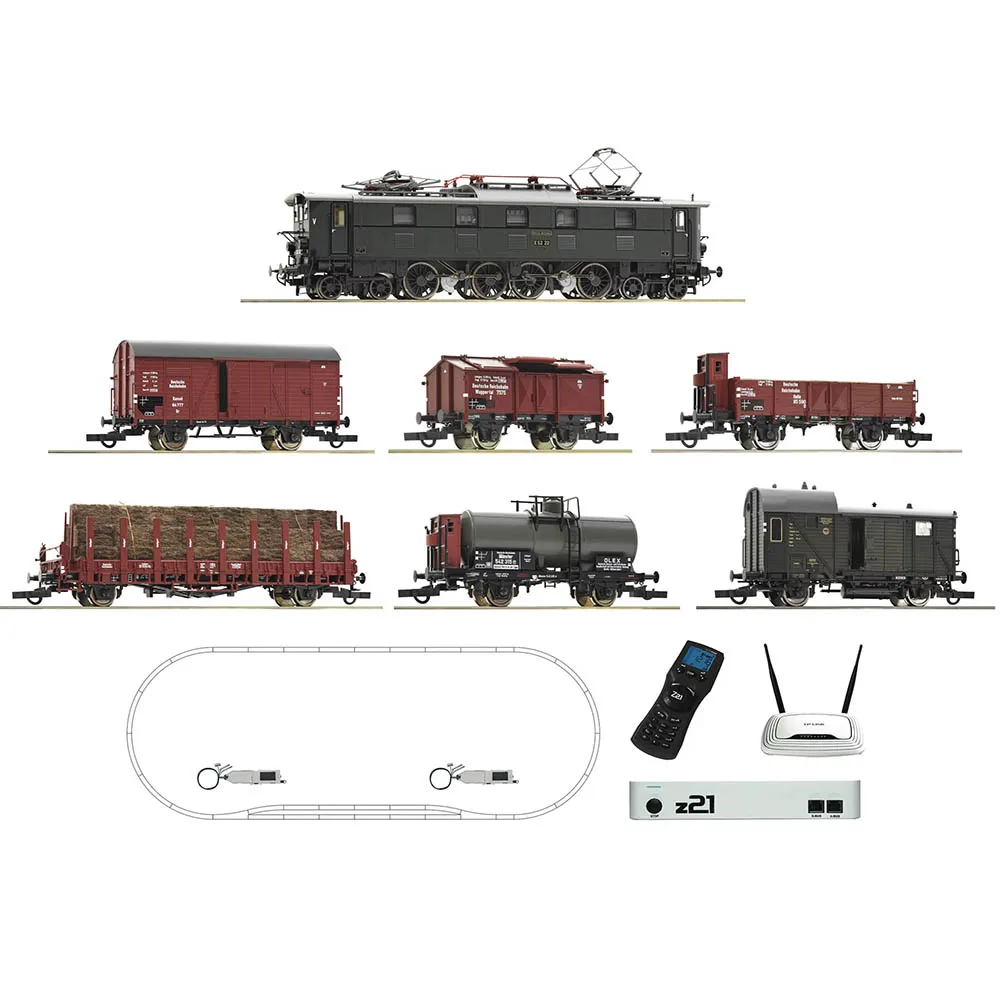 ROCO Train Model 51323 64192 E52 Digital Sound Effect Electric Six-section Truck Rail Car Toy Z21 Rail Control Optional