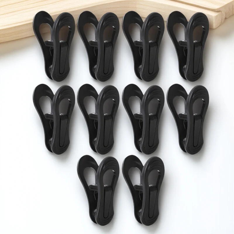 

10pcs Plastic Towel Non Slip Clothes Laundry Hanger Clothes Pegs For Socks Pants Skirts Beach Towel Hanger Clips Plastic