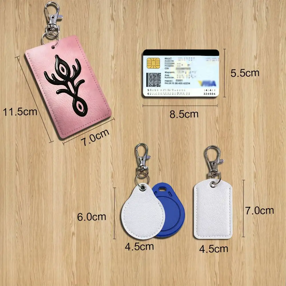 Dark Gothic art style HADES Melanie Martinez Cartoon Singer Anime Card Keychain Fashion Pendant Bag ID Door Card Holder Bus Card