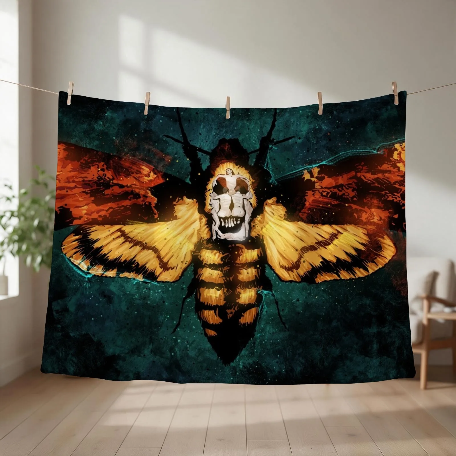 New The Silence of the Lambs Throw Blanket For Sofa Thin Heavy Furrys Single Blankets