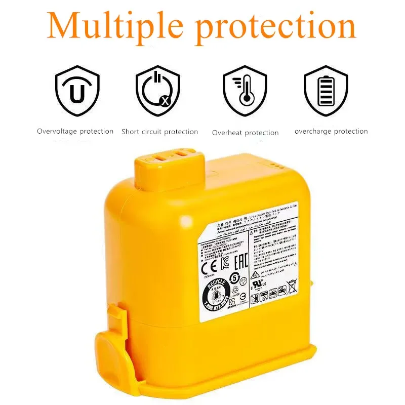 Nuovo di zecca. Per LG A9 A905M A907GMS A905RM A958SA A9PLUS A9EAC63758601 A9M A9MAX A9N A9Plus. Batteria per aspirapolvere