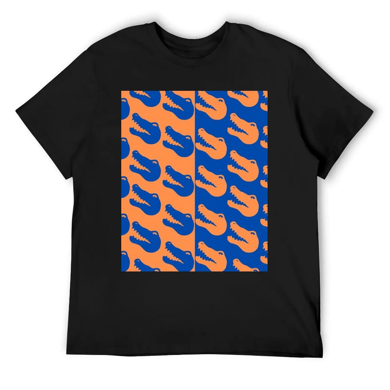 Orange and Blue Gator Patter T-Shirt