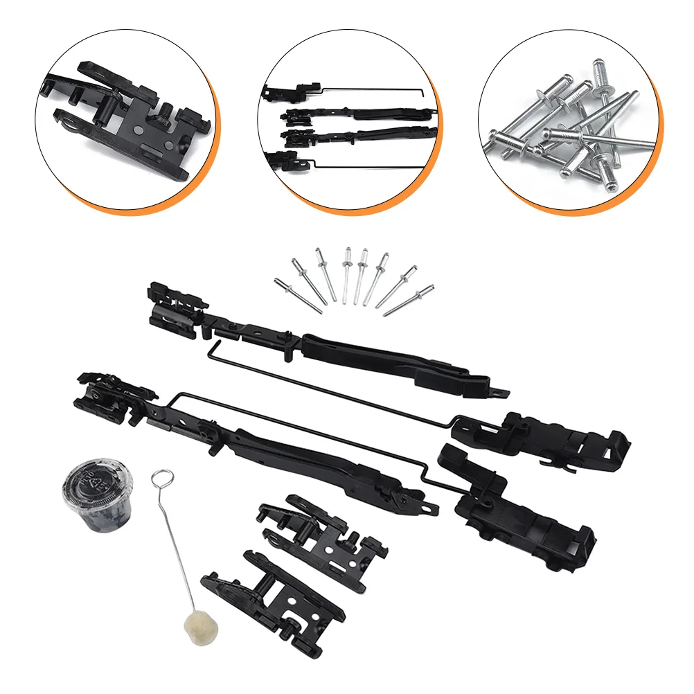 Sunroof Repair Auto Kit Track Assembly Car Suite Accessories Aluminum Alloy