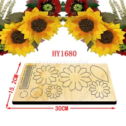Sunflower New Wooden Cutting Dies Suitable for Common Mold Scrapbook Machines on the Market