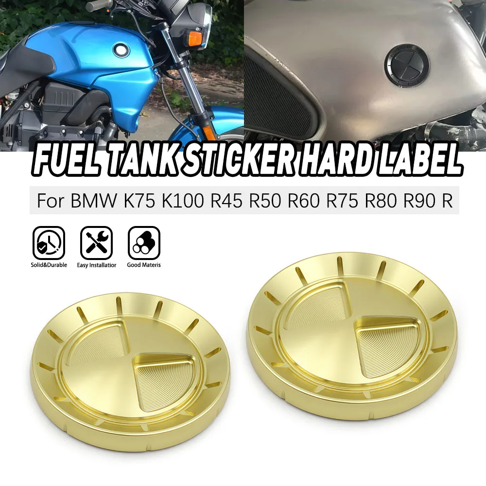 For BMW R NINE T NINET K75 K100 R45 R50 R60 R75 R80 R90 70MM Cafe Racer Gas Tank Badges Emblems Motorcycle Sticker K1 K75 K100 R