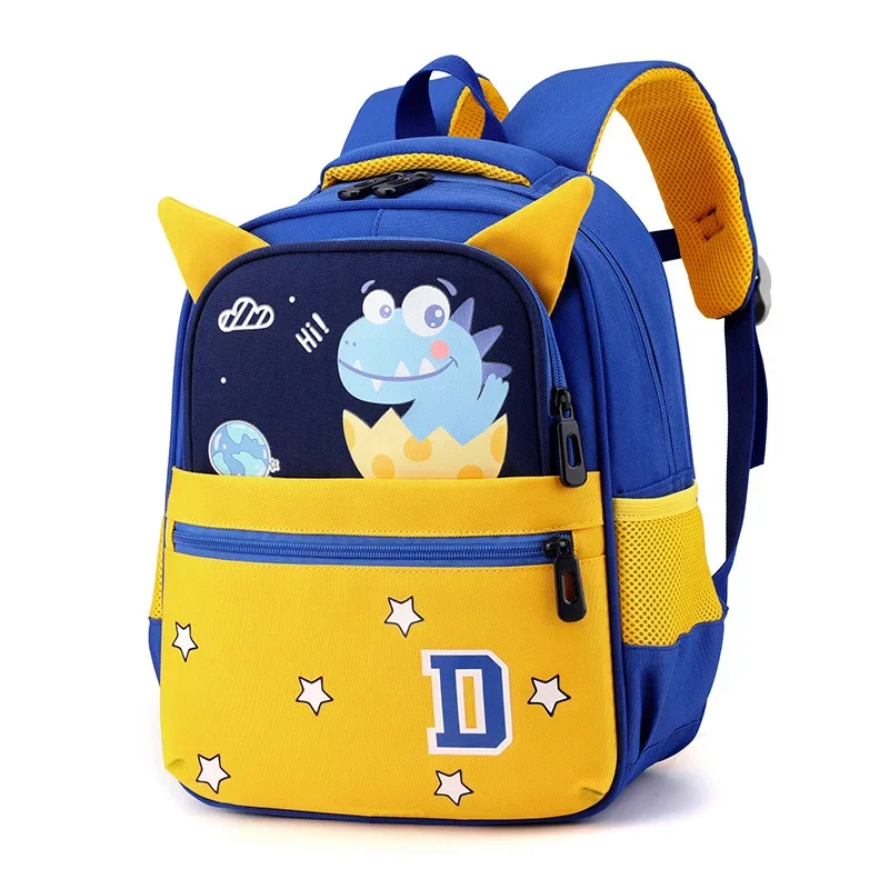 Mochila escolar para niños pequeños, niños y niñas, mochila diaria de jardín de infantes, bebé ligero, lindo conejo de dibujos animados, dinosaurio