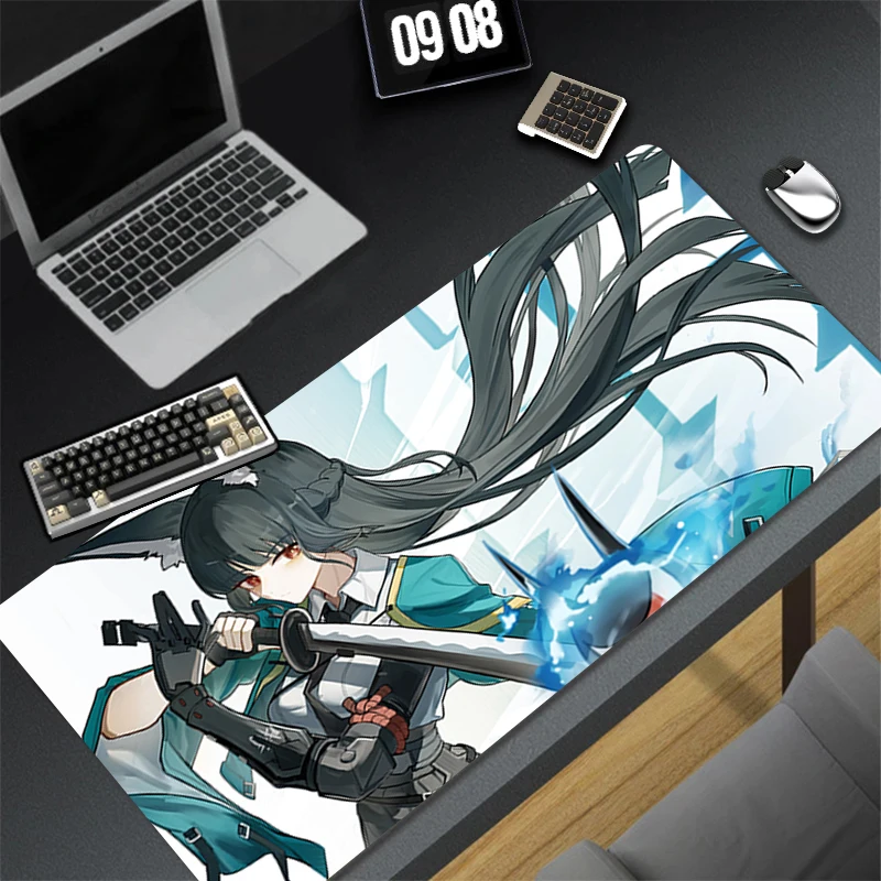 

Mousepad Rubber Mouse Pad Gaming Accessories PC Zenless Zone Zero Hoshimi Miyabi Gamer Cabinet Carpets Office Computer Desk Mat