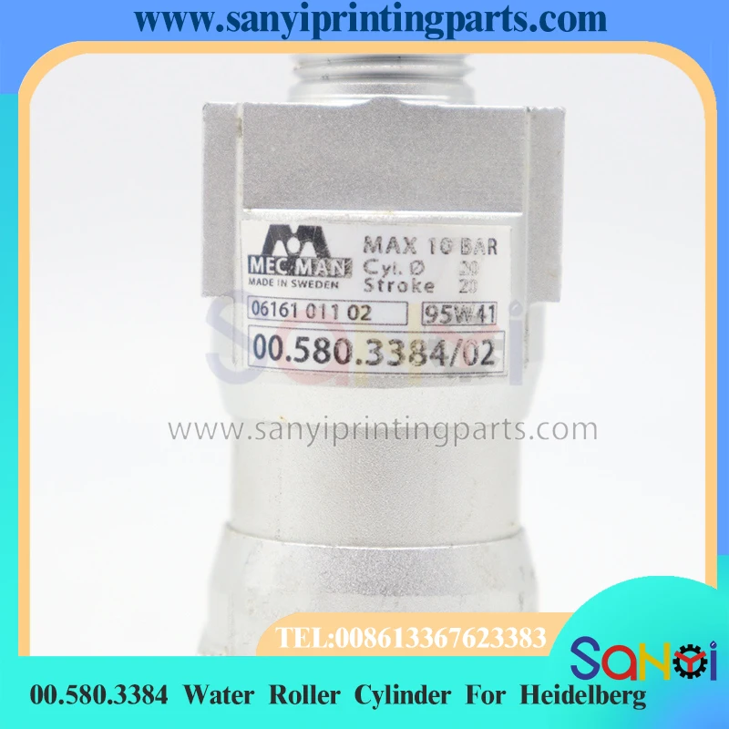 1 Piece 00.580.3384 Heidelberg Water Roller Cylinder For Printing Machine Parts