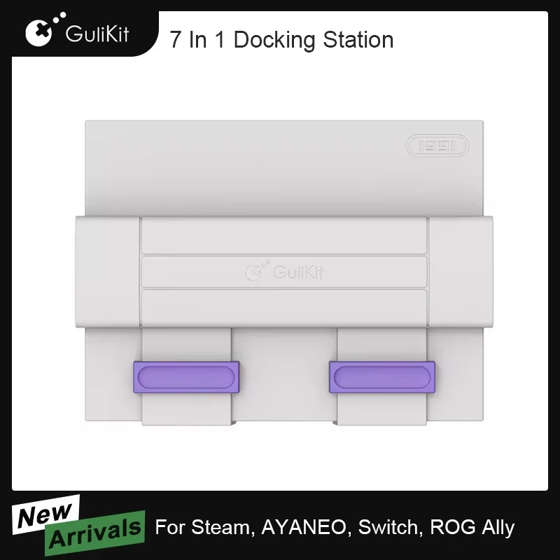 

Gulikit 7 in 1 Docking Station SD03 Dock Set for Steam Deck Nintendo Switch ASUS ROG Ally AYANEO Game Console Accessories