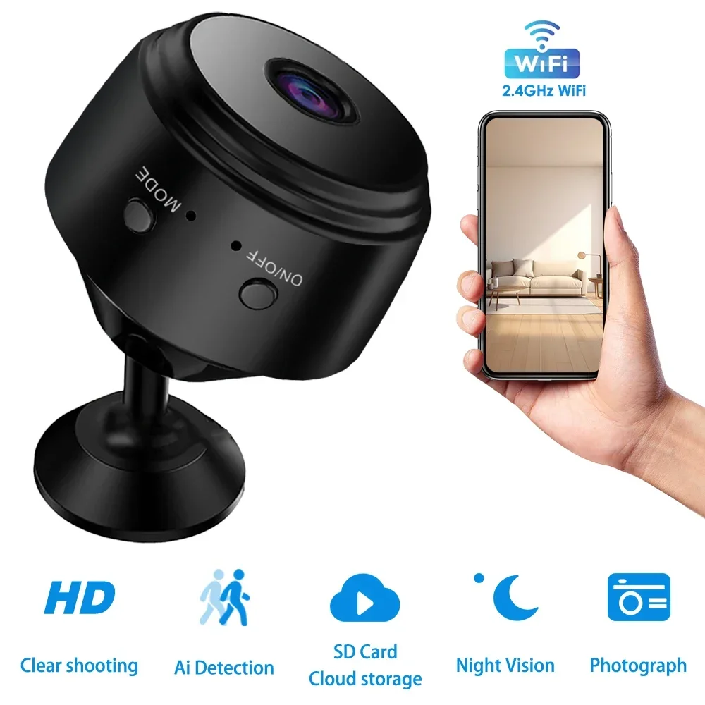 

Mini Camera WiFi Wireless Monitoring Security Protection Remote Monitor Camcorders Video Surveillance Smart Home