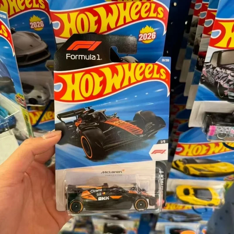 New Hot 2026 B Case Hot Wheels Alloy Car Ford Mustang F1 Mclaren Ferrari Optimus Prime Car Model Toy Model Surprise Toy Car Gift