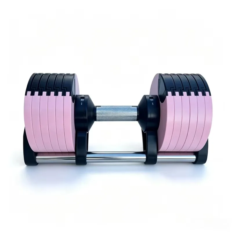 Space Saving Adjustable Dumbbell Commercial Grade Rapid Weight Switching Strength Training Home Gym Fitness Equipment Unit Tool
