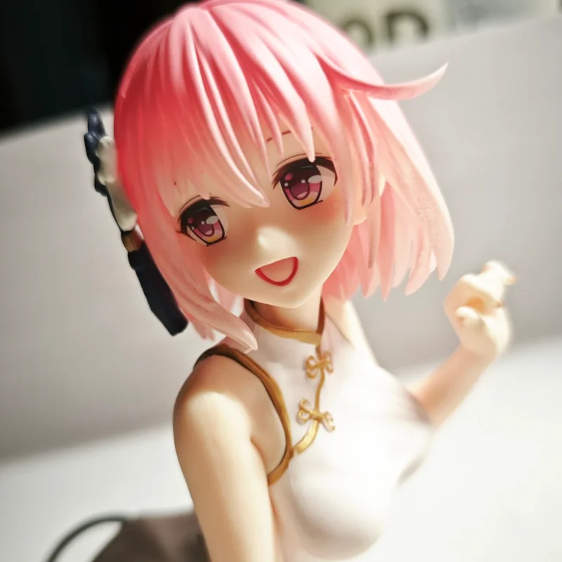 

Genuine To Love-Ru Darkness Cheongsam Momo Belia Deviluke Devil Tail Pvc Anime Figure Action Toys Graduation Figure Model Gift