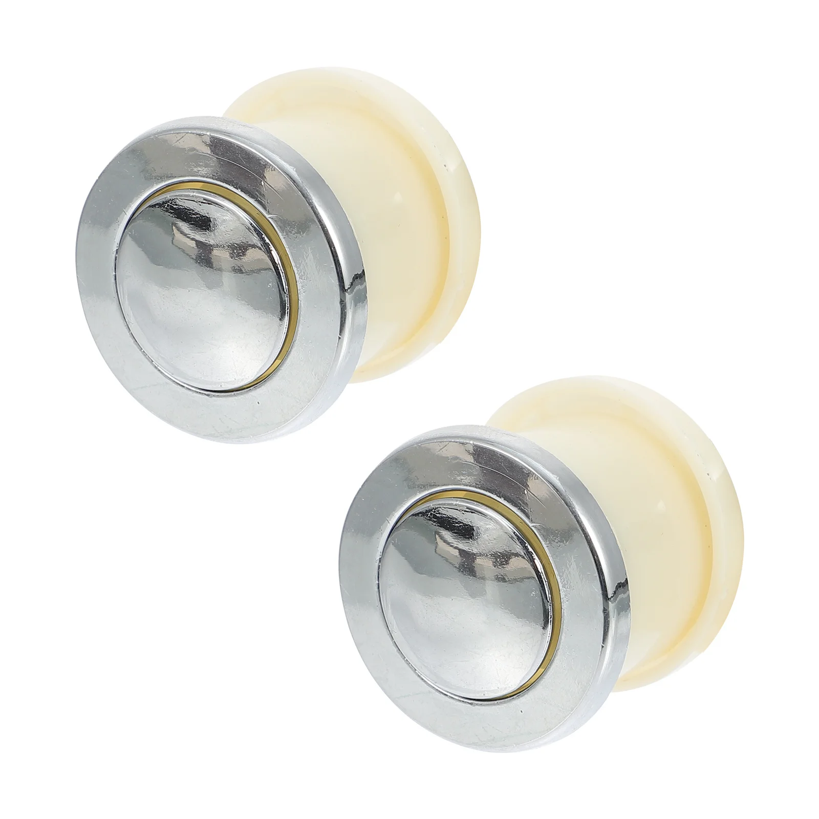 

2pcs Retractable Spring Knobs Embedded Zinc Alloy Furniture Handle Cabinet Pull Hidden Drawer Knob For Home Office Door Hardware