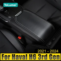 For Haval H6 3rd Gen GT 2021 2022 2023 2024 H6S HEV PHEV Car Armrest Console Pad Cover Cushion Support Box Top Mat Liner Case