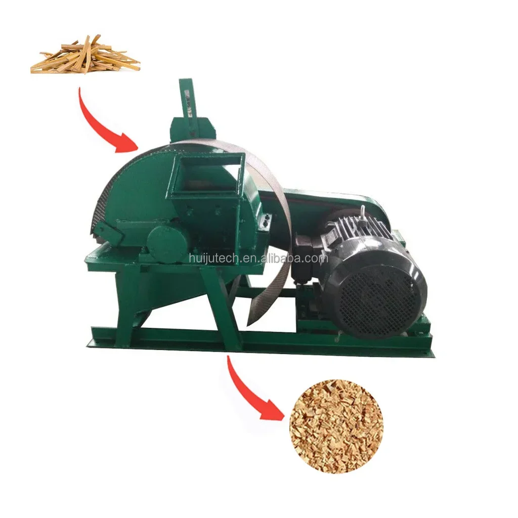 Manufacture Plant Farms Wood Chipper Automatic Wood Crusher HJ-MX500 Heavy Forestry Equipment