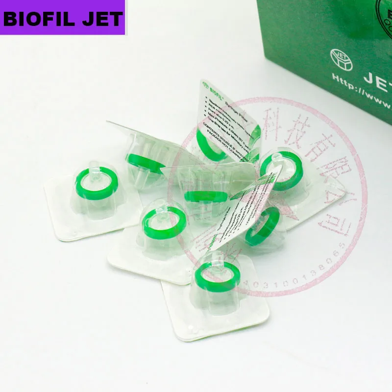 BIOFIL JET independently packaged disposable needle filter 13mm 30mm 0.22um
