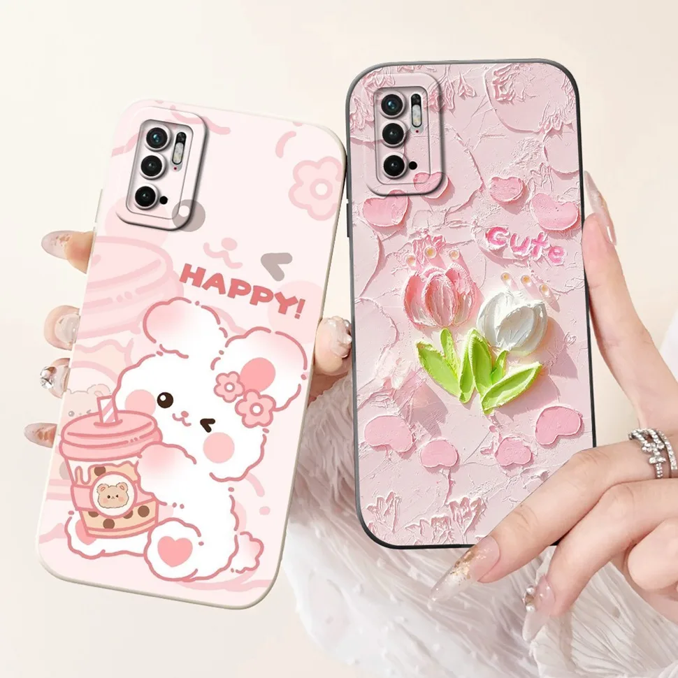 For Xiaomi Redmi Note 10 5G Case Cute Cartoon Panda Cover Soft Silicone Cases For Redmi Note 10 Note10 5G Back Cover Fundas
