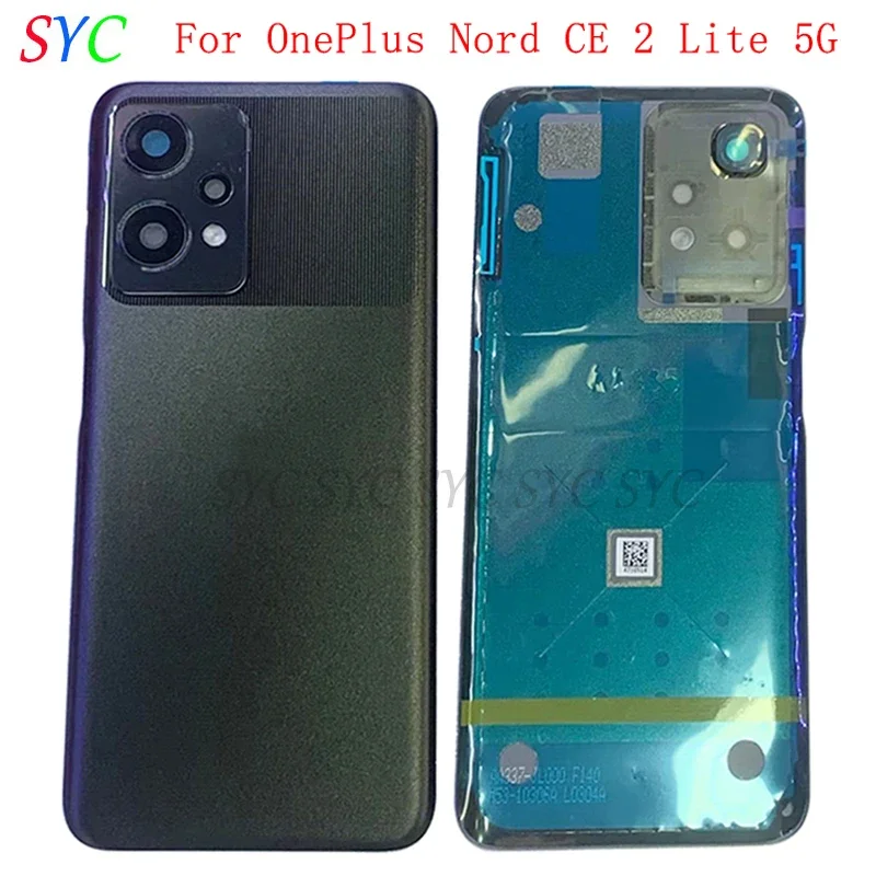 

Back Door Battery Cover Housing Case For OnePlus Nord CE 2 Lite 5G Rear Cover with Camera Lens Logo Repair Parts