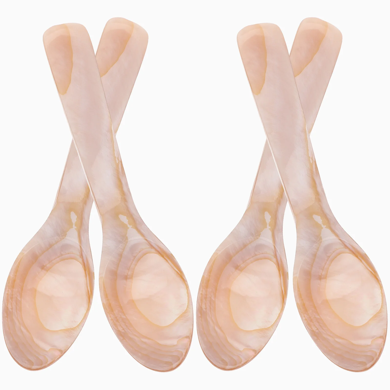 

4 Pcs Modern Spoon Small Coffee Spoons Restaurant Stir Dessert Appetizer Functional