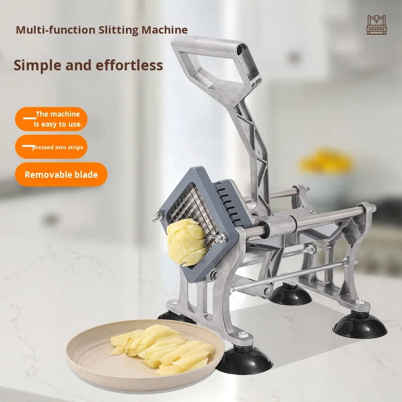 Wholesale hand crank stainless steel metal manual multi-function cutter potato radish household