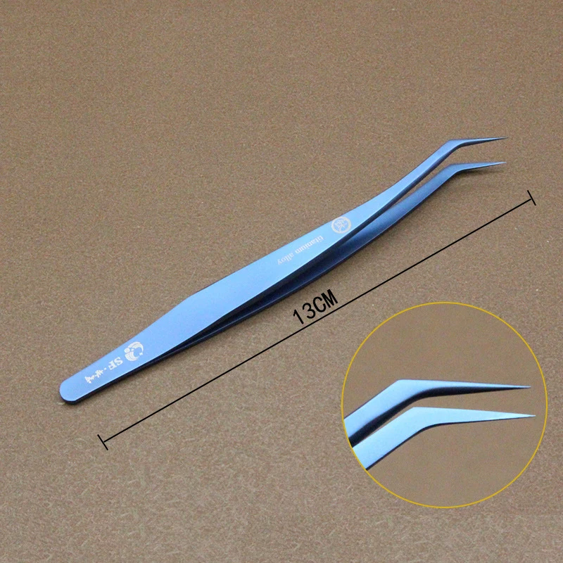 Eyelash Extensions Tweezers Clips, Dolphin Blossom Split Hair, Eyelash Tools for Eyelash Artists