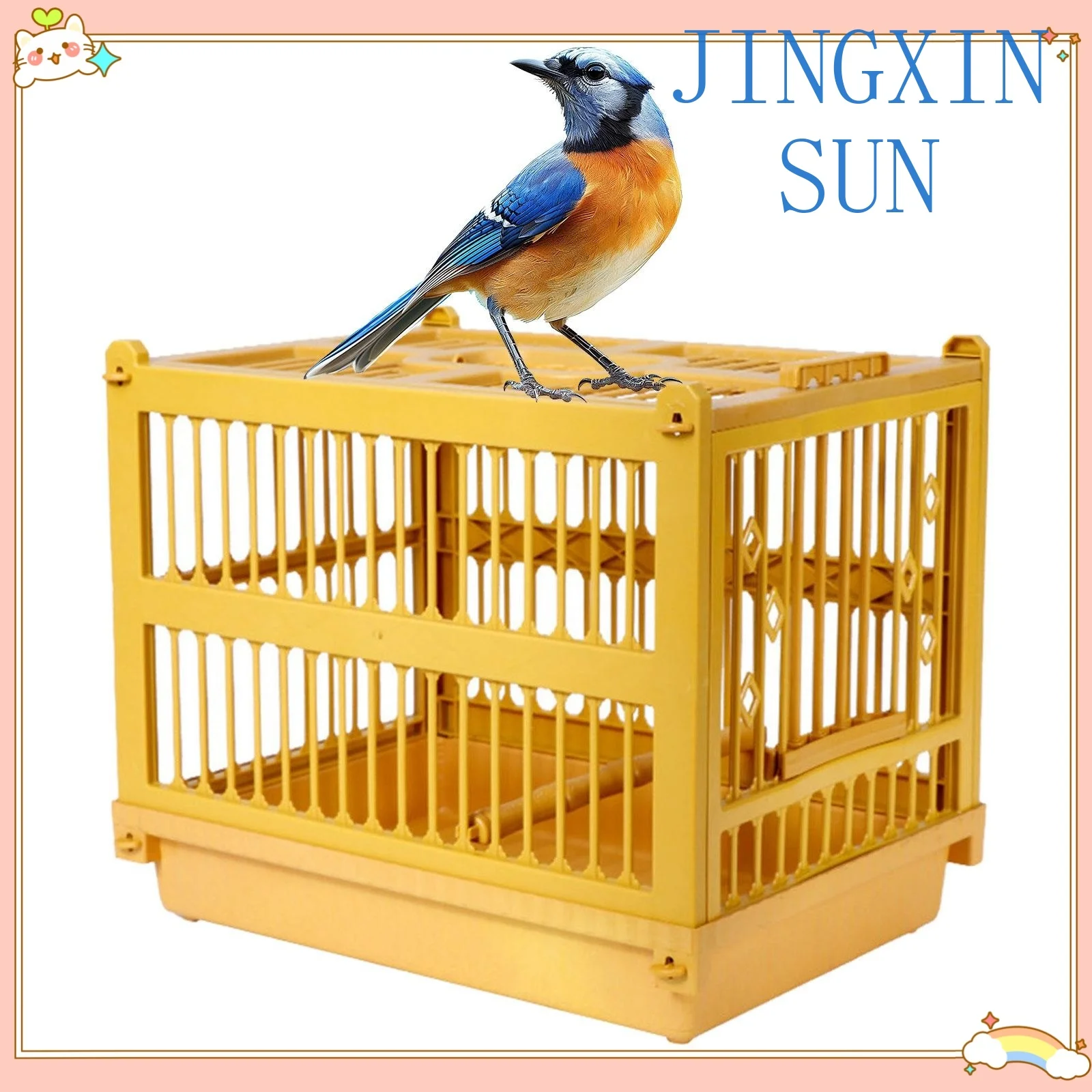 Bird Bathing Cage Folding Shower Enclosure for Cockatoos Budgies Canary Bath Cage  Shower Enclosure Bathtub