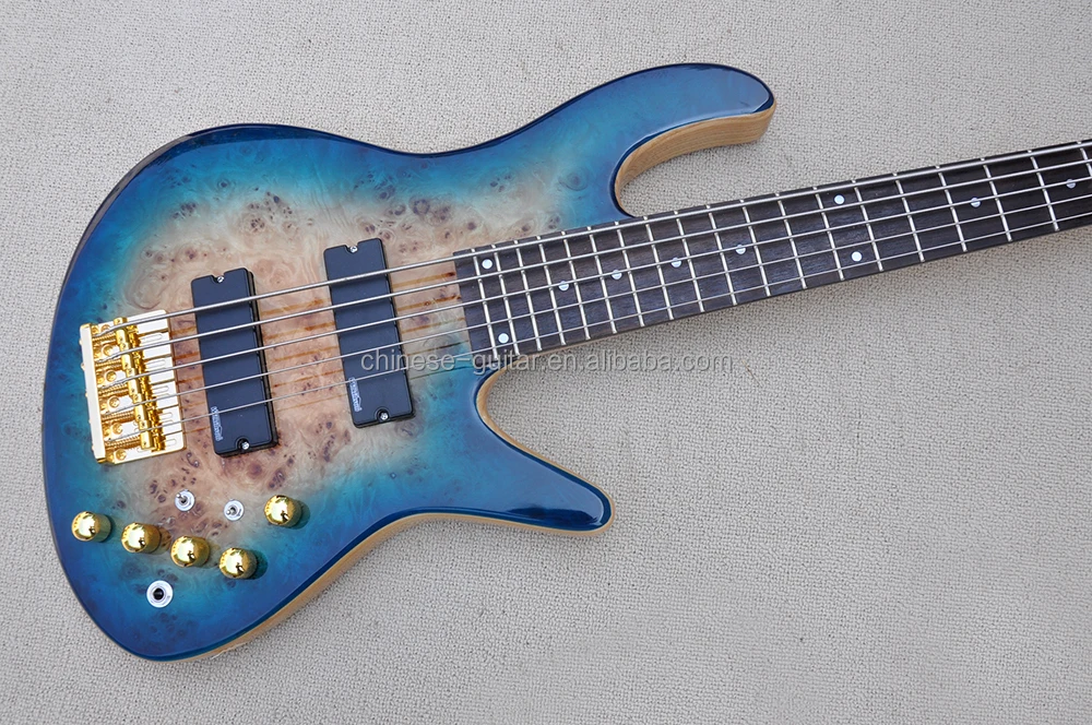 Flyoung 5 Strings Electric Bass Guitar Factory High QUality Bass Guitars Neck Through Body Bass