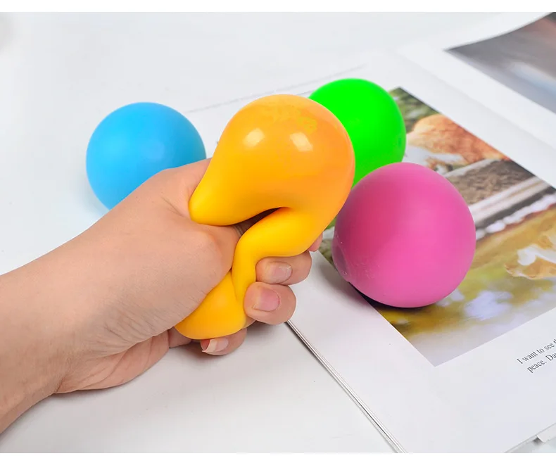 Langsam Aufsteigende Stressbälle Fidget-Spielzeug für Erwachsene Knetbare Bälle Weiche Sensorische Beruhigungsartikel für Klassenzimmer Autismus ADHS – Detail 5