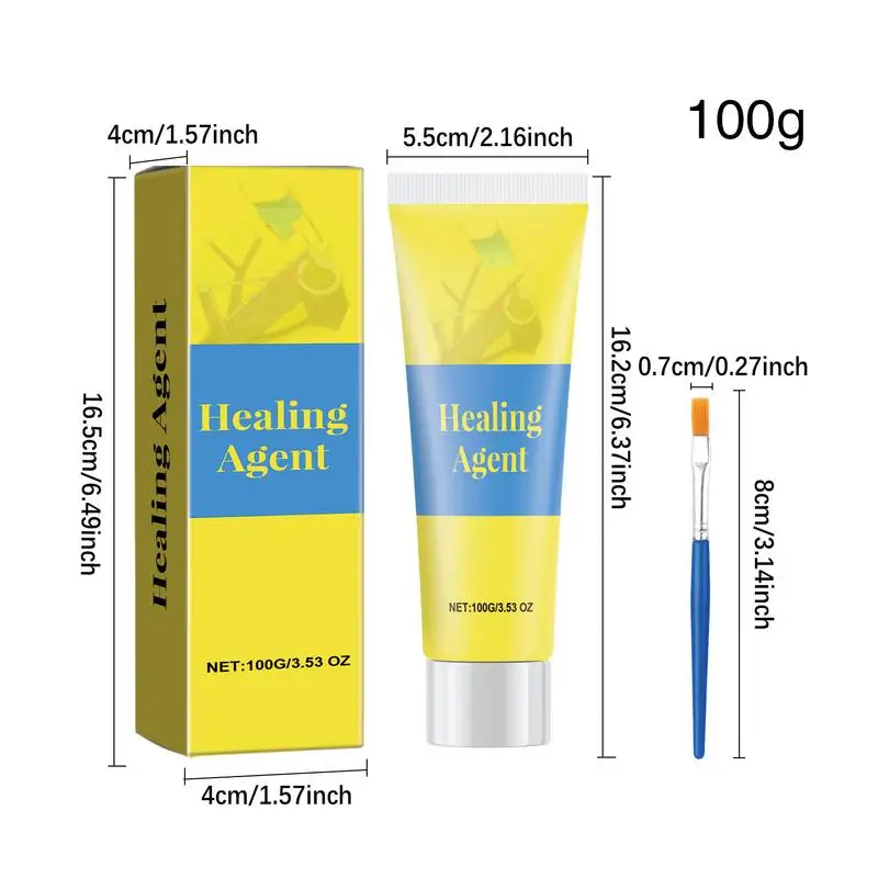 شجرة تضميد الجروح معجون شفاء لتطعيم جروح الأشجار مرهم خلع الملابس مع فرشاة لشجائر بونساي والورود و #6