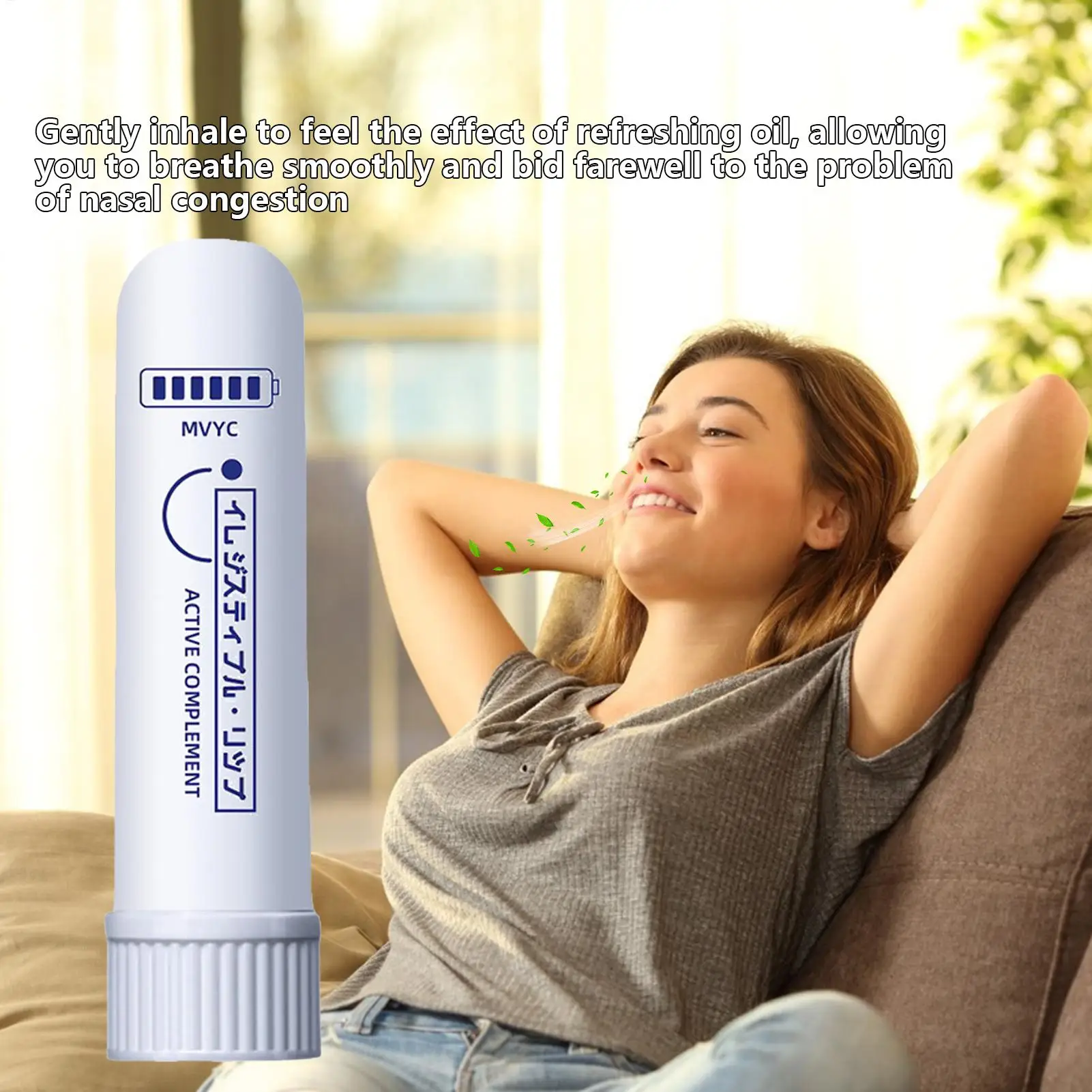 

1pc Portable Cooling Inhaler Mint for Instant Refreshment On-the-Go Awakening Natural Energy Booster Sticks