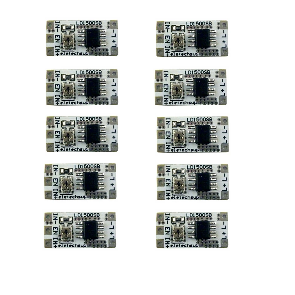 

10 PCS DC 3-6V 28-1500mA Adjustable Output Current High Brightness LED Driver Module PWM Controller Constant Current Converter