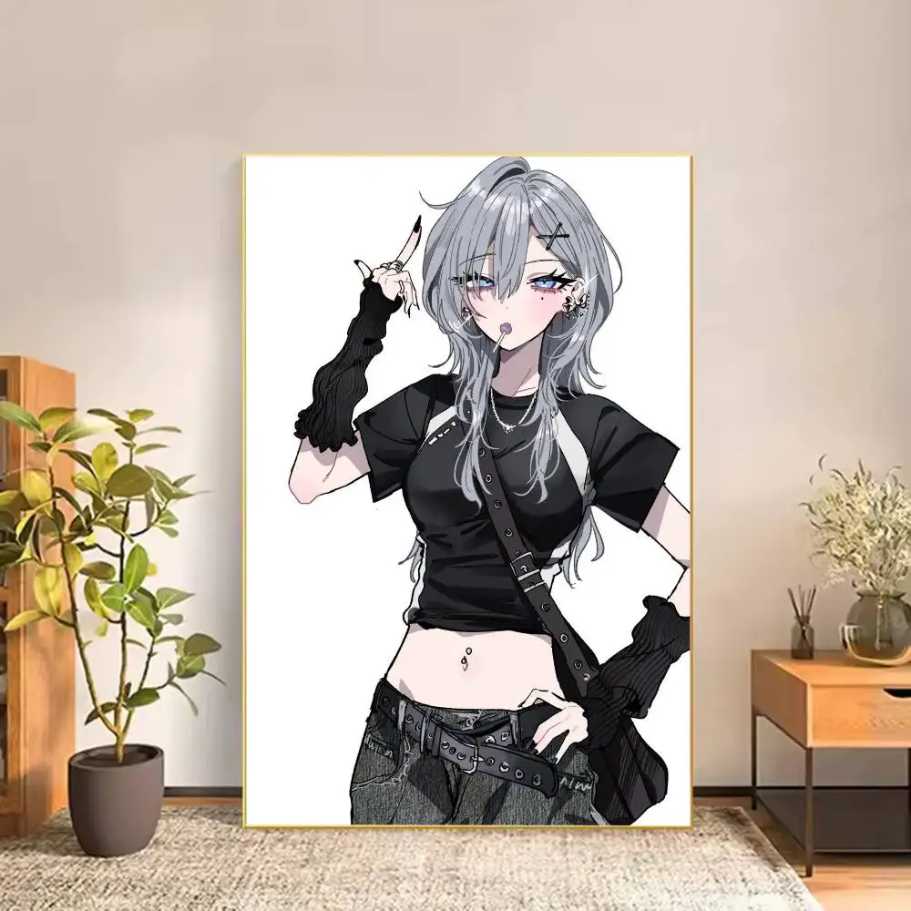 Haimiya Senpai Wa Kowakute Kawaii Manga Poster Versatile HD Waterproof Wall Art Self-Adhesive Decor for Any Space Ideal Gift